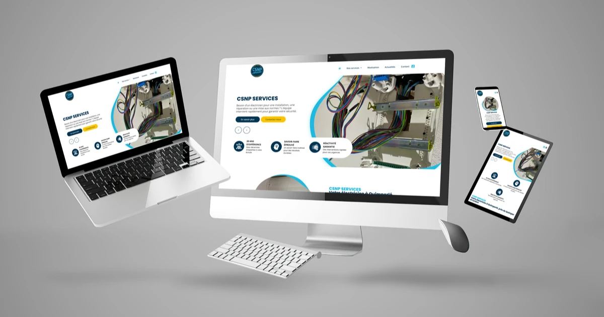 Csnp Services Electricien Quimper Et Lorient Responsive